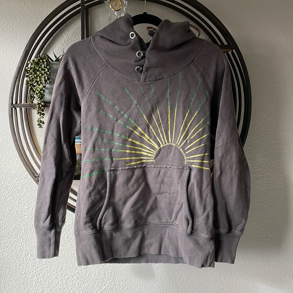 We the Free by Free People Distressed Sunrise Sweatshirt